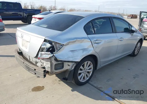 2012 Honda Civic Ex from USA, damaged, VIN 19XFB2F80CE065827